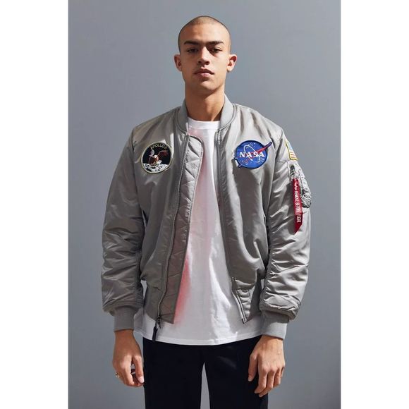 NWT Alpha Industries Apollo MA-1 Bomber Jacket Size L - Picture 4 of 10